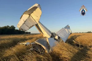 Ан-2 рухнул в Самарской области во время орошения полей